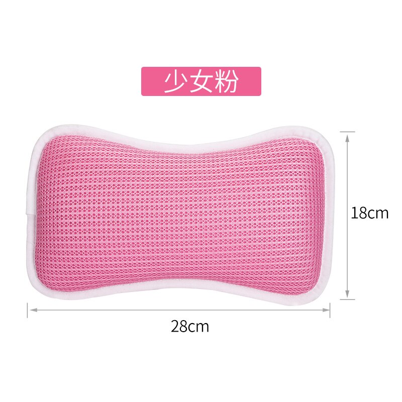 Badewanne Kissen Mit Saugnapf Badewanne Kissen Schlecht Kissen Hotel Schlecht Massage Kopfstütze Spa Heimat Schlecht Zubehör Schlecht Badewanne: Rosa