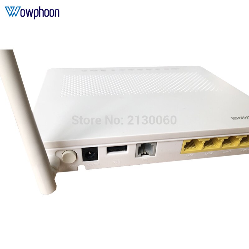 Verwendet Modem huawei hg8546m 1GE + 3FE + 1USB + 1TEL + Wifi ftth fiber Optik gpon ont 99% neue HW gpon onu