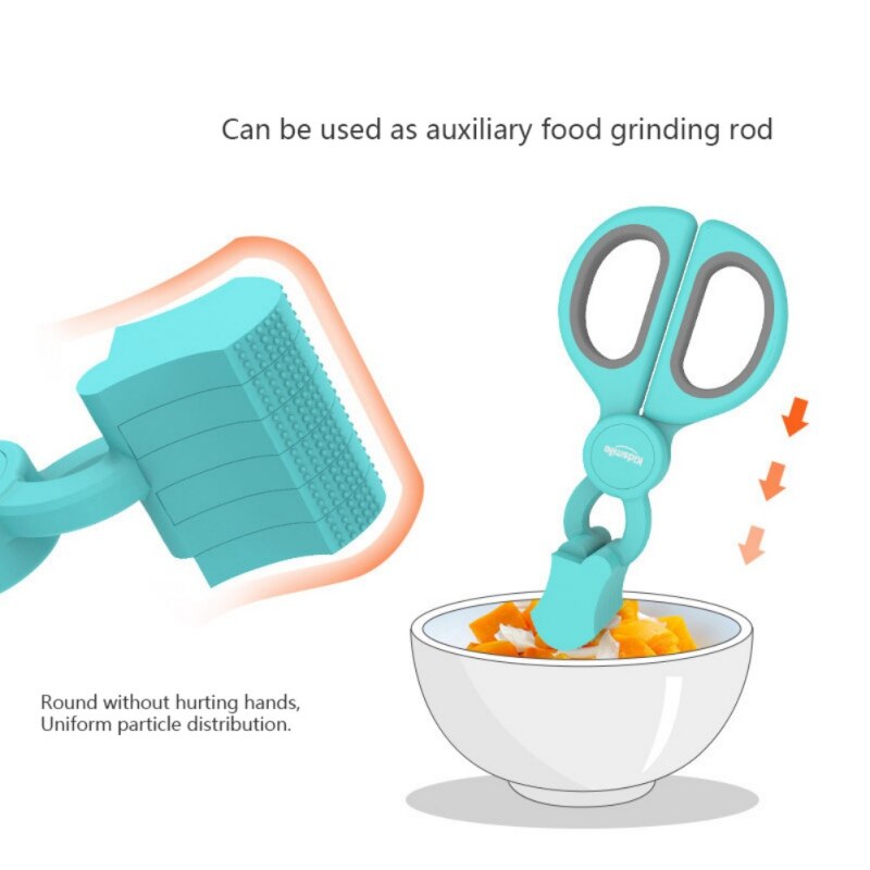 Children Kitchen Scissors Baby Food Fruit Supplement Scissors Multi-function Scissors z