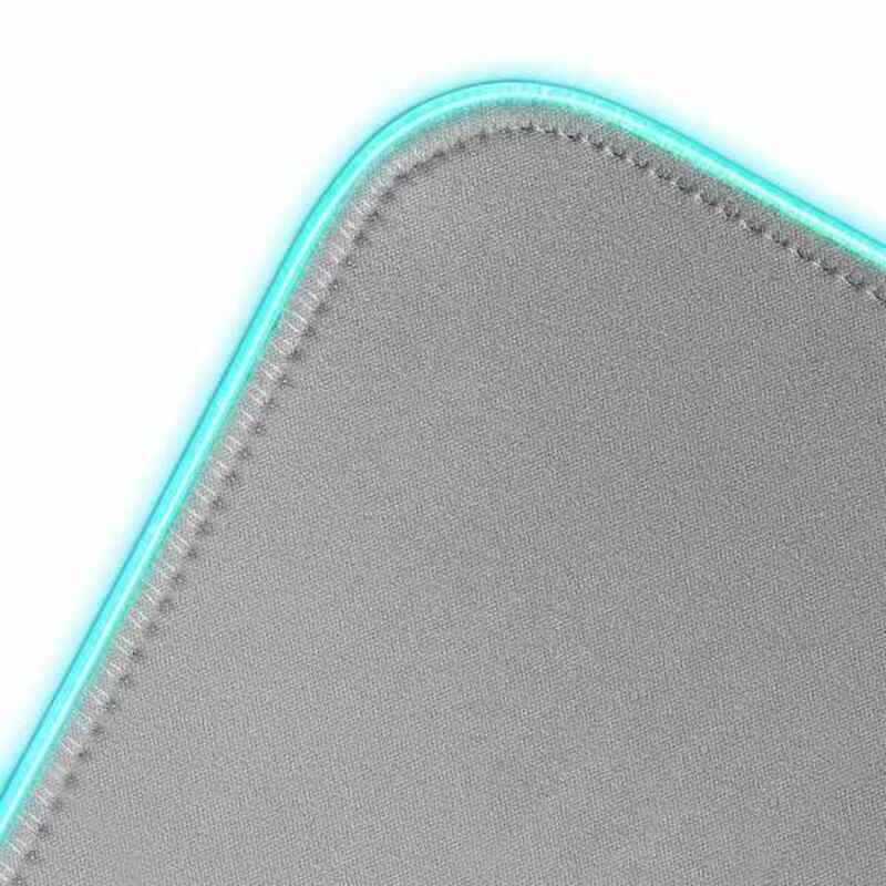 Mouse Mat Mars Gaming MMPRGB2S LED RGB White