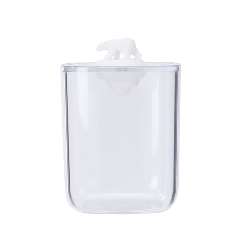 3 Pcs Acrylic Transparent Dust-Proof Desktop Cotton Swab Storage Box Household Cosmetic Cotton Storage Box Organizer