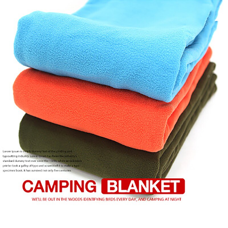 Udendørs fleece sovepose camping rejse liner aircondition er varm fire sæsoner camping