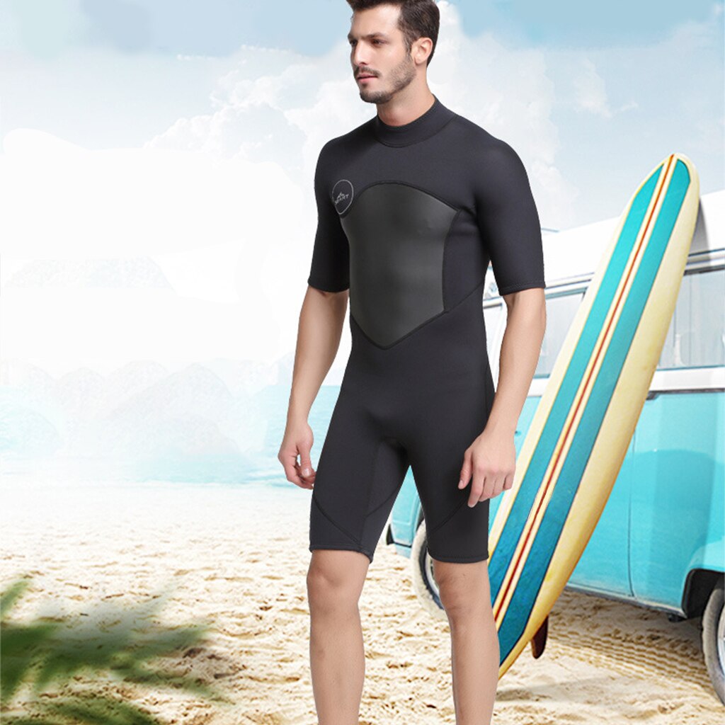 Traje de neopreno de manga corta de 2mm para hombre, para Surf, natación, buceo