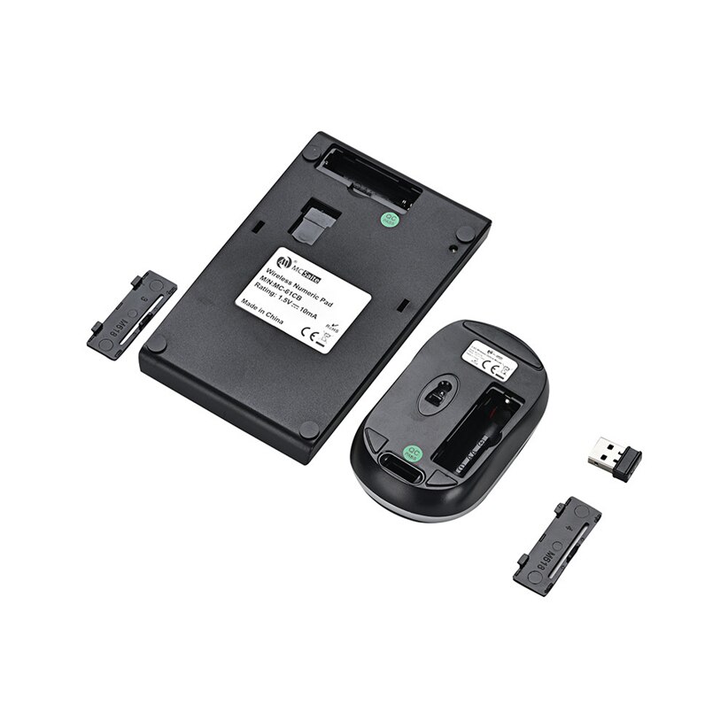 2.4Ghz Wireless USB keypad keyboard with Mouse for Notebook Windows Mac OS System Futural Digital JULL23