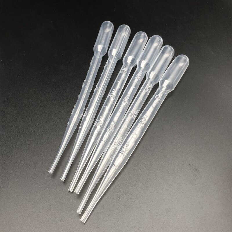 100 Pack 3ml/cc With 0.6 X 25mm, Plastic Measuring Tool Lab Supplies