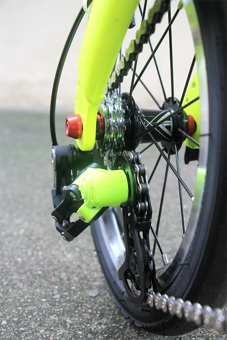 412 foldecykel 3- speed gearskiftehåndtag & bagskifter 3- speed frihjulskift  rx 412 sensan