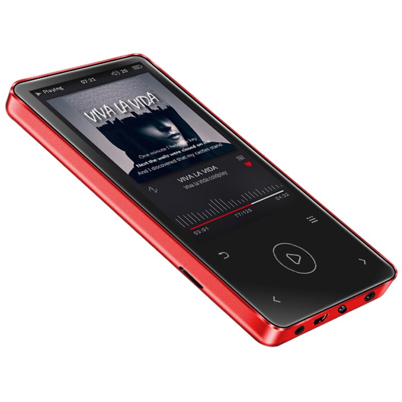 Original Touch Screen mp4 player 8GB 2.4 Inchs Big TFT Screen Support 64G SD Card HIFI Sound Lossless Music Player