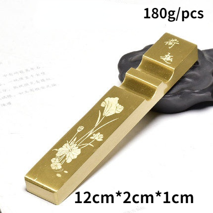 Multifunctionele Massief Messing Presse-papier Paperweights Chinese Kalligrafie Schilderen Paperweights Papre Drukken Ornamenten: A14