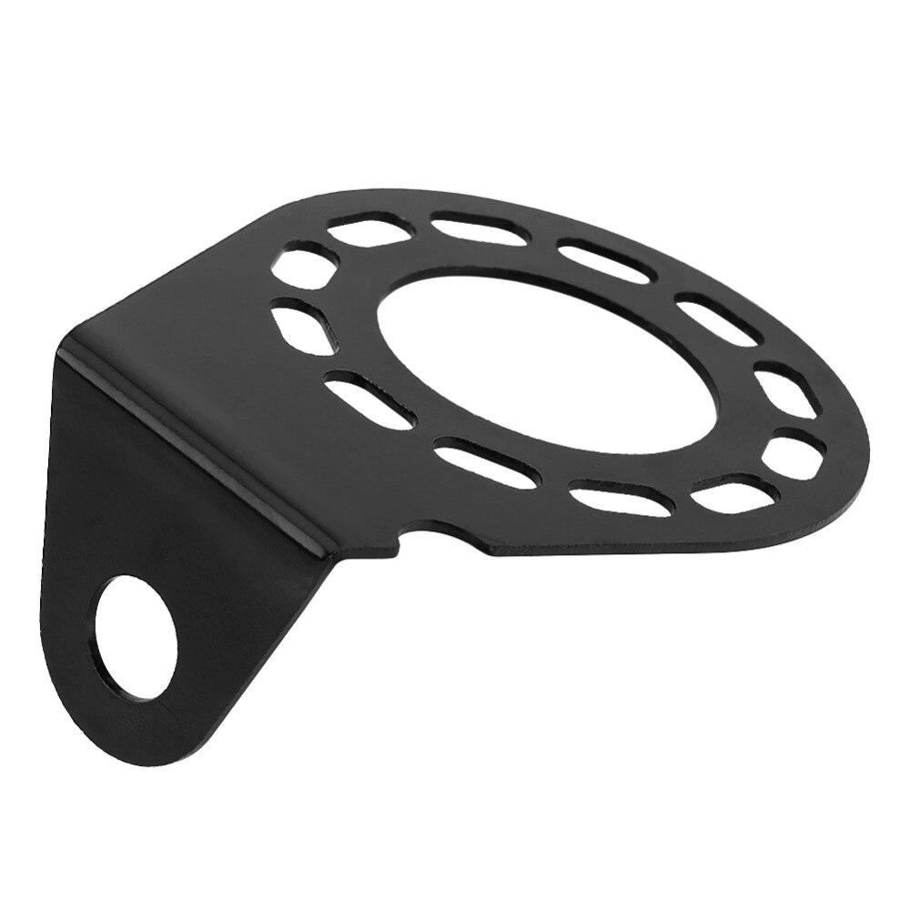 Metal monteringsbeslag holder til 7- polet 13- polet campingvogn bugsering trailer stik stikstik metal materiale sort