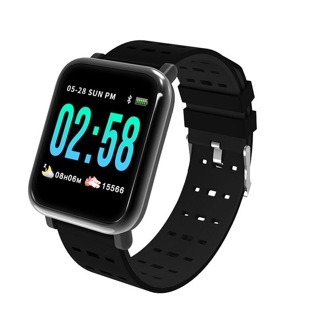 Women Waterproof Smart Watch P70 P68 Plus Bluetooth Smartwatch For Apple IPhone Xiaomi Heart Rate Monitor Fitness Tracker: Black