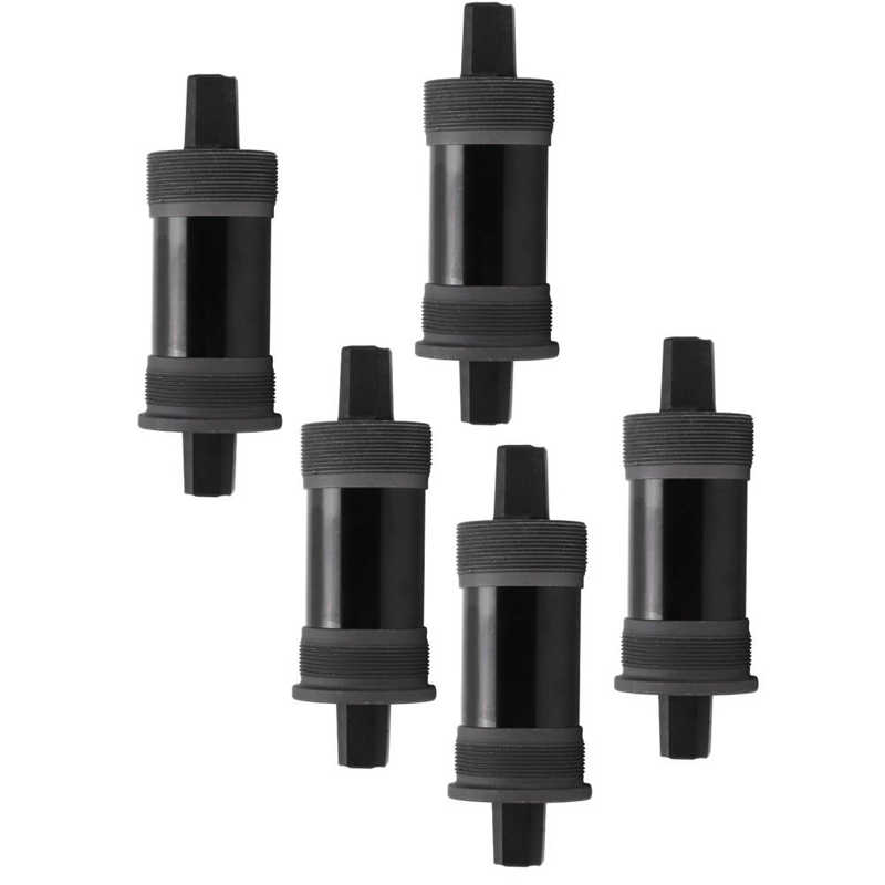 Bicycle Bottom Bracket Mountain Bike Sealed Bottom Bracket Square Hole Crank 68mm Steel Axis BB with Waterproof Screw