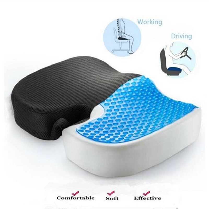 U Coccyx Travel Seat Gel Orthopedic Memory Cushion Foam Healthy Massage Car Office Chair Protect Sitting Breathable Pillows