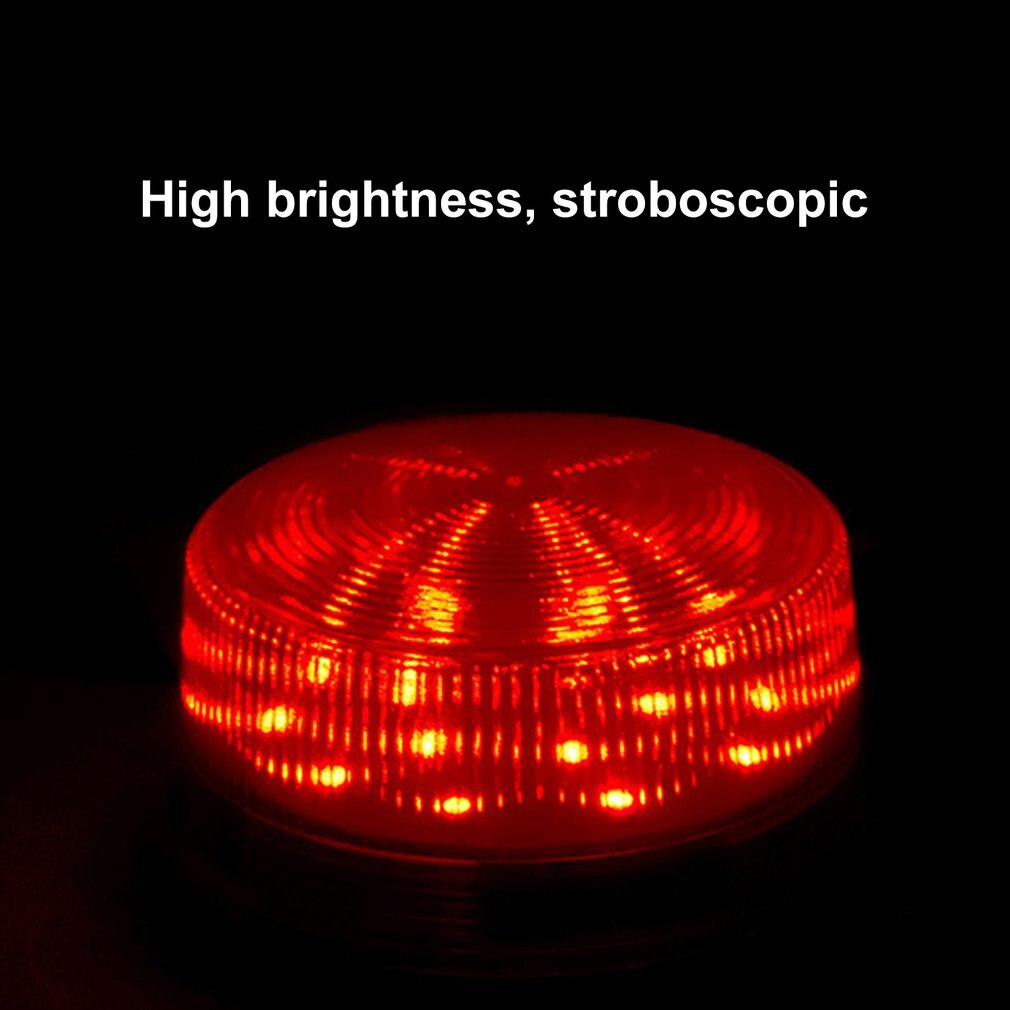 12v dc beveiligingsalarm stroboscoop signaal waarschuwing waarschuwing sirene led lamp knipperende licht sensoren alarmen rood knipperend licht