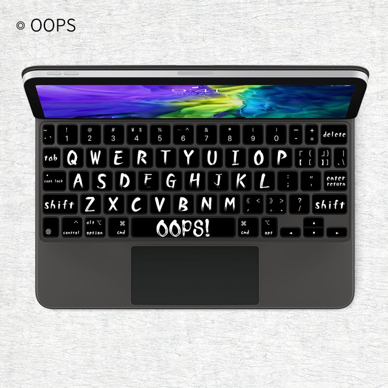 Magic Keyboard Protection Skin for Apple Keyboard Sticker for iPad Pro 11 12.9 Wear-Dirt-Scratch-Resistant: Style D