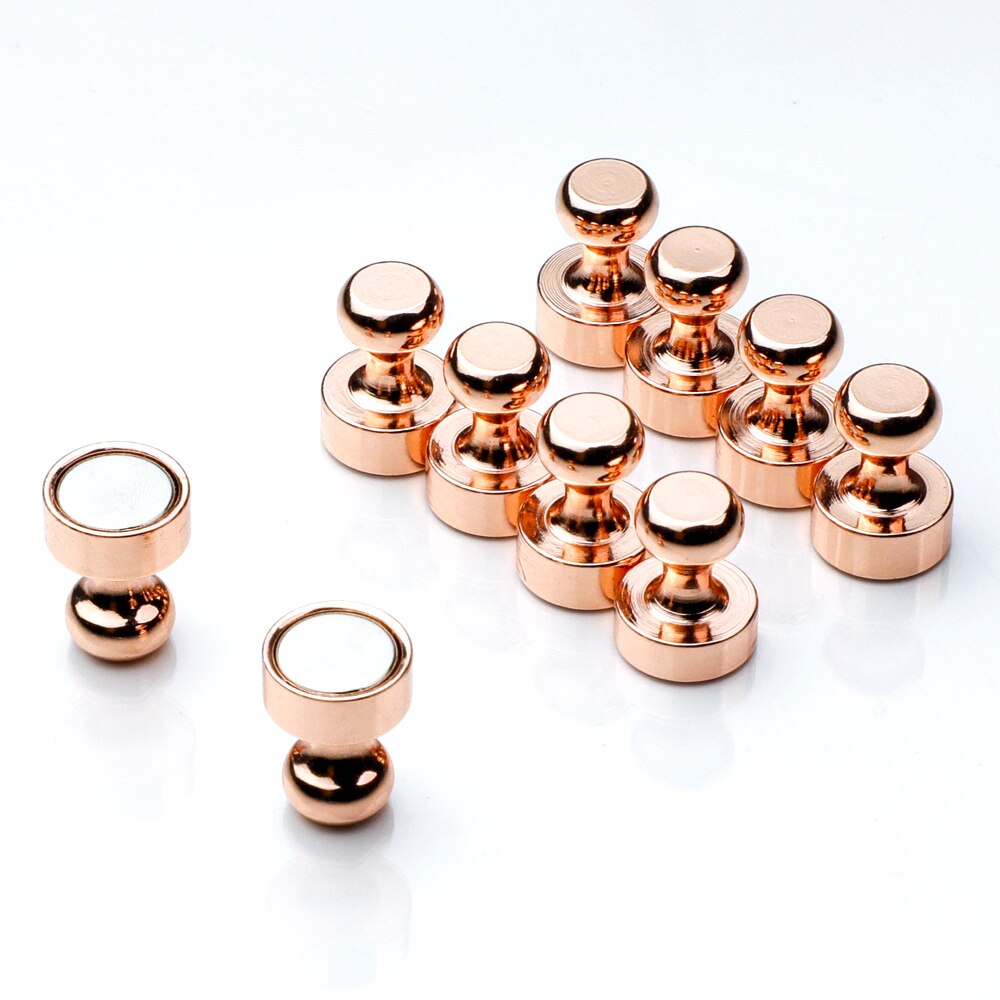 N52 N53 Neodymium Magneet Schaken Vorm Super Sterke Magneten Voor Koelkast Koelkast Kantoor Ijzer Oppervlak Max Trekkracht 4Kg: rose gold