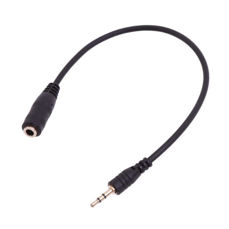 2.5Mm Naar 3.5Mm Aux Adapter Converter Man-vrouw Jack Voor Hoofdtelefoon: Black