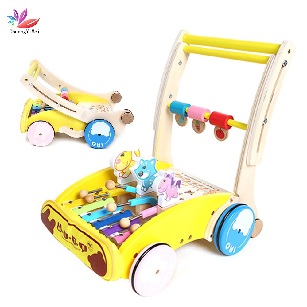 Baby Walker Folding Music Wheels Andador Walkers for kids Car Toddler Walker for Kids Learning Walking Balance Assistant Walker