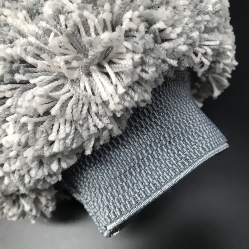 Lucullan A Prova di Acqua auto dettagliare guanto super morbido A Pelo Lungo Materiale in Microfibra Guanti per auto Schiuma di Lavaggio
