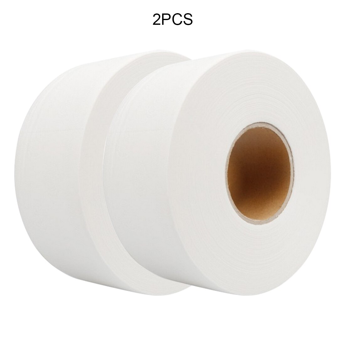 Jumbo Roll Toilet Paper Native Wood Toilet Paper Pulp Home Rolling Paper Strong Water Absorption 580g/Roll: 2PCS