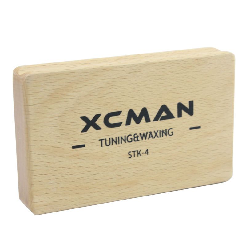 XC ski Snowbaord Nordic ski Waxing Tools Tuning Waxing equipment Combo Ski Waxing brush with Nature beech wood (Brass and Nylon)