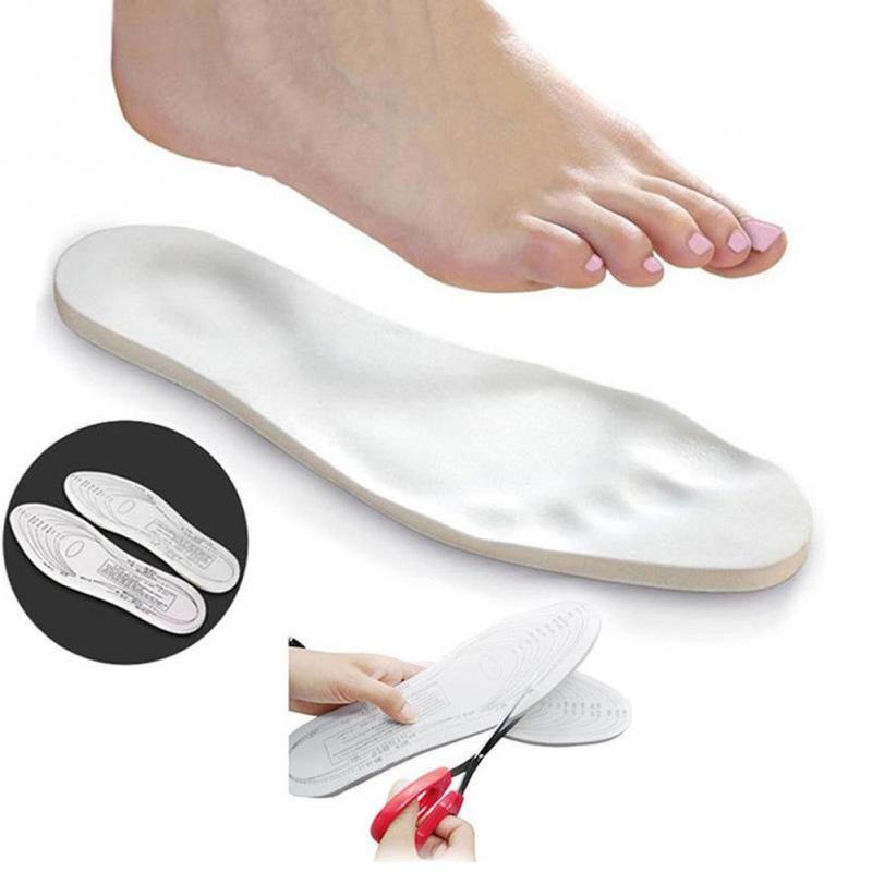 1/2 Pair DIY Shoes Pad Insoles Soft Unisex Healthy Sport Memory Foam Relieves Pressure on the Ball of Foot