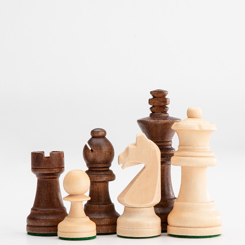 Luxury Chess Set Chess Pieces Wooden Set Magnetic Chess Set Chess Pieces Vintage Games Ajedrez Children Adult Games