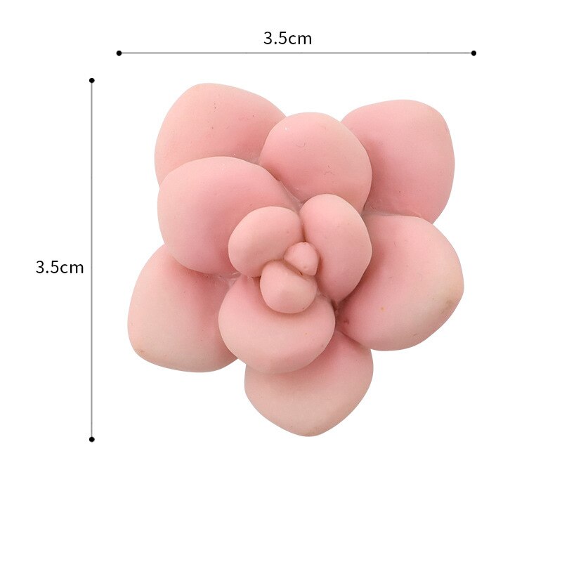 3D Creatieve Succulent Keuken Magneten Leuke Hars Kunstmatige Plant Whiteboard Magneet Decoratie: D