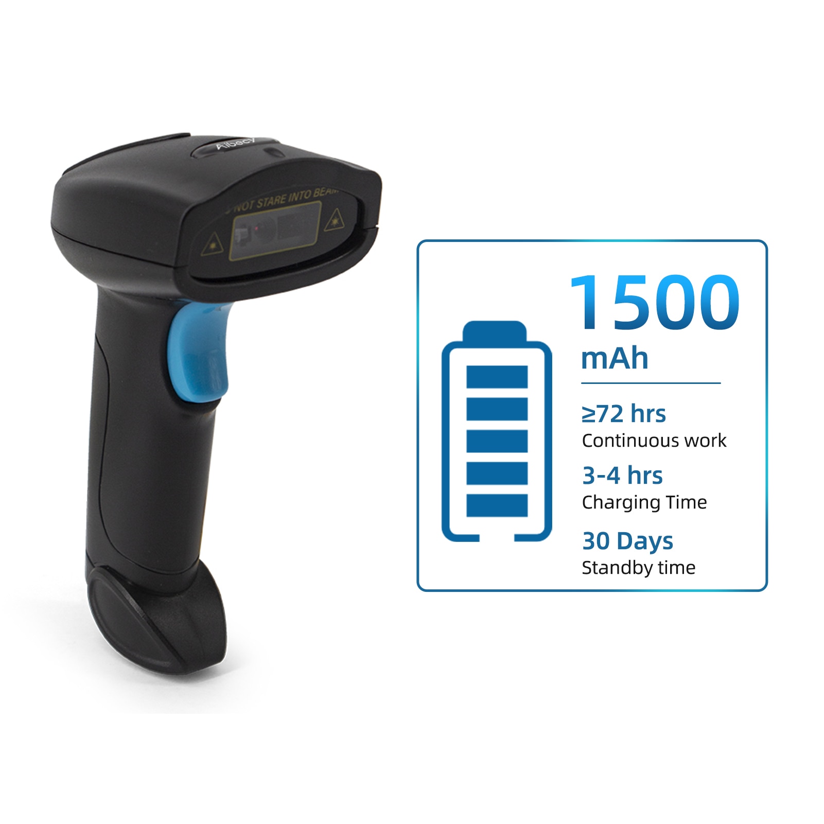 1D Barcode Scanner Handheld USB Wired Bar Code Reader Manual Trigger/Auto Continuous Scanning Compatible with Windows Android