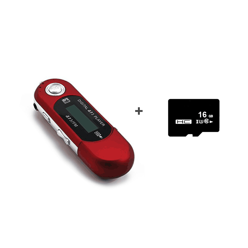 Portátil mini usb mp3 player leitor de música tela lcd digital 32gb tf armazenamento rádio fm multifuncional mp3 leitor música usb vara: Rosa