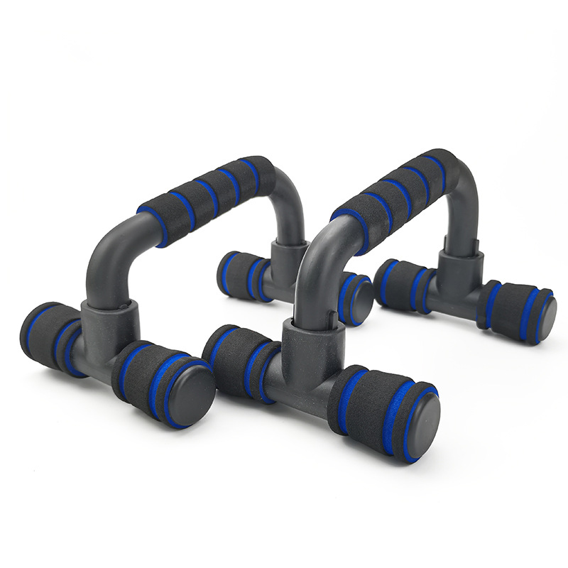 H-type Push-up Stand Push-up Fitness Equipment Chest Muscle Training Home Foam Push-ups: Blue