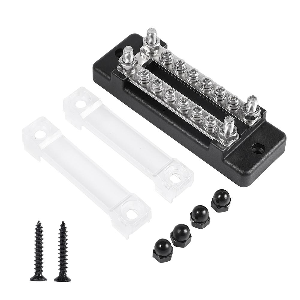 12 Terminal Bus Bar Anti-rust Durable Power Distribution Terminal Block for Car Boat Caravan