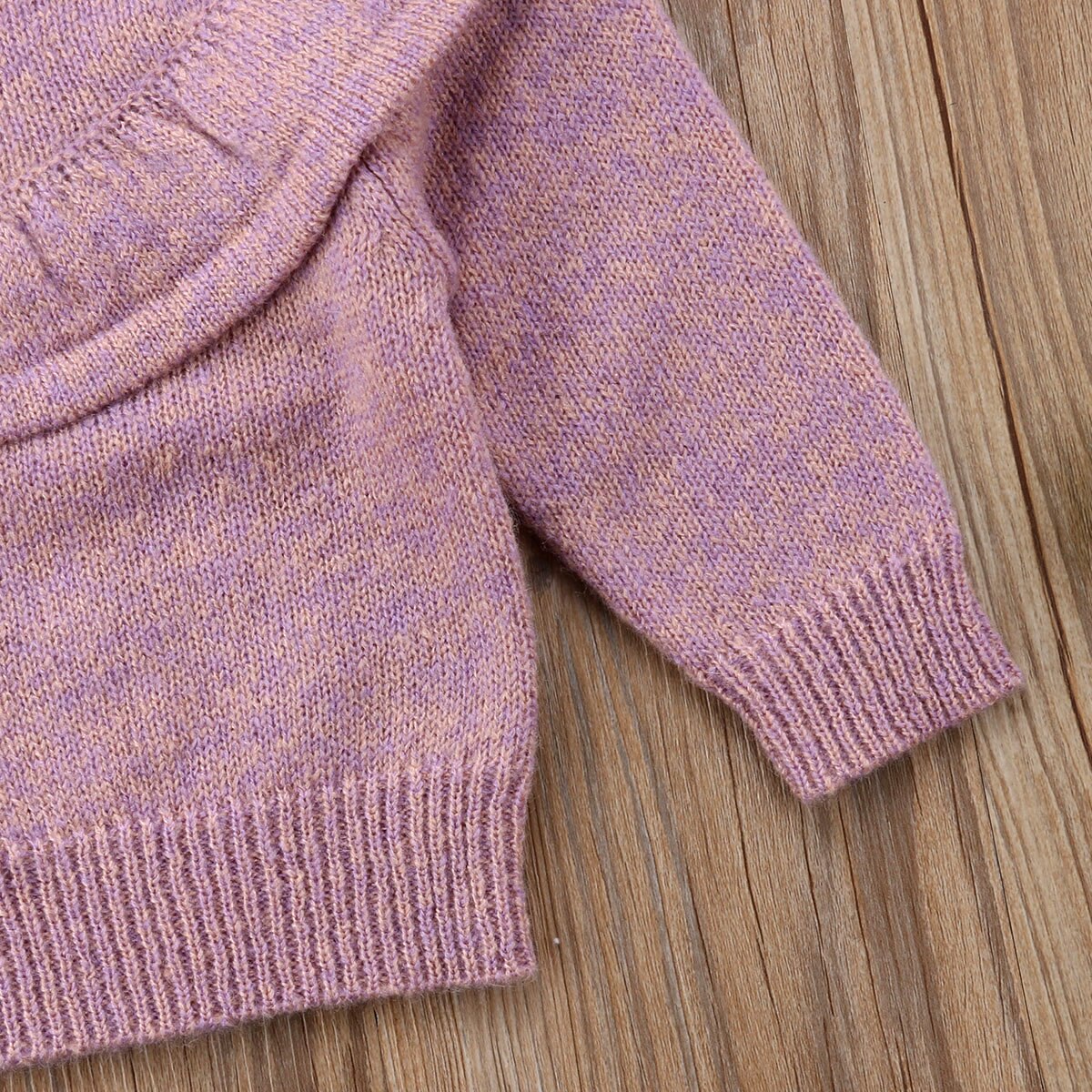 Neue Kinder Mädchen Pullover Herbst Winter Gestrickte Kinder Pullover Rüschen Hülse Baby Mädchen Pullover Tops