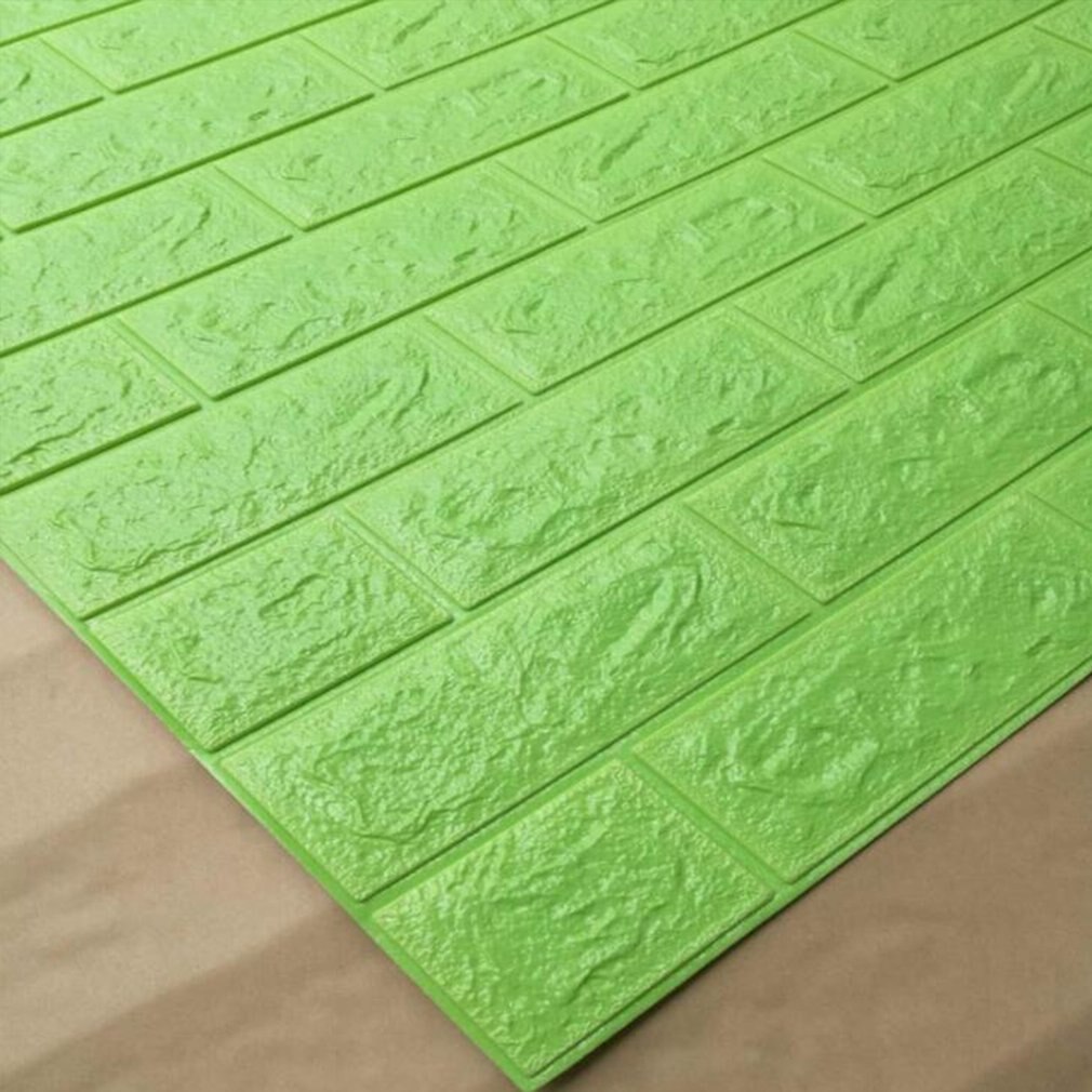 3D Wall Stickers Self Adhesive Foam Brick Room Decor DIY Wallpaper Wall Decor Living Wall Sticker Room Home Drcor 70x15cm: 08