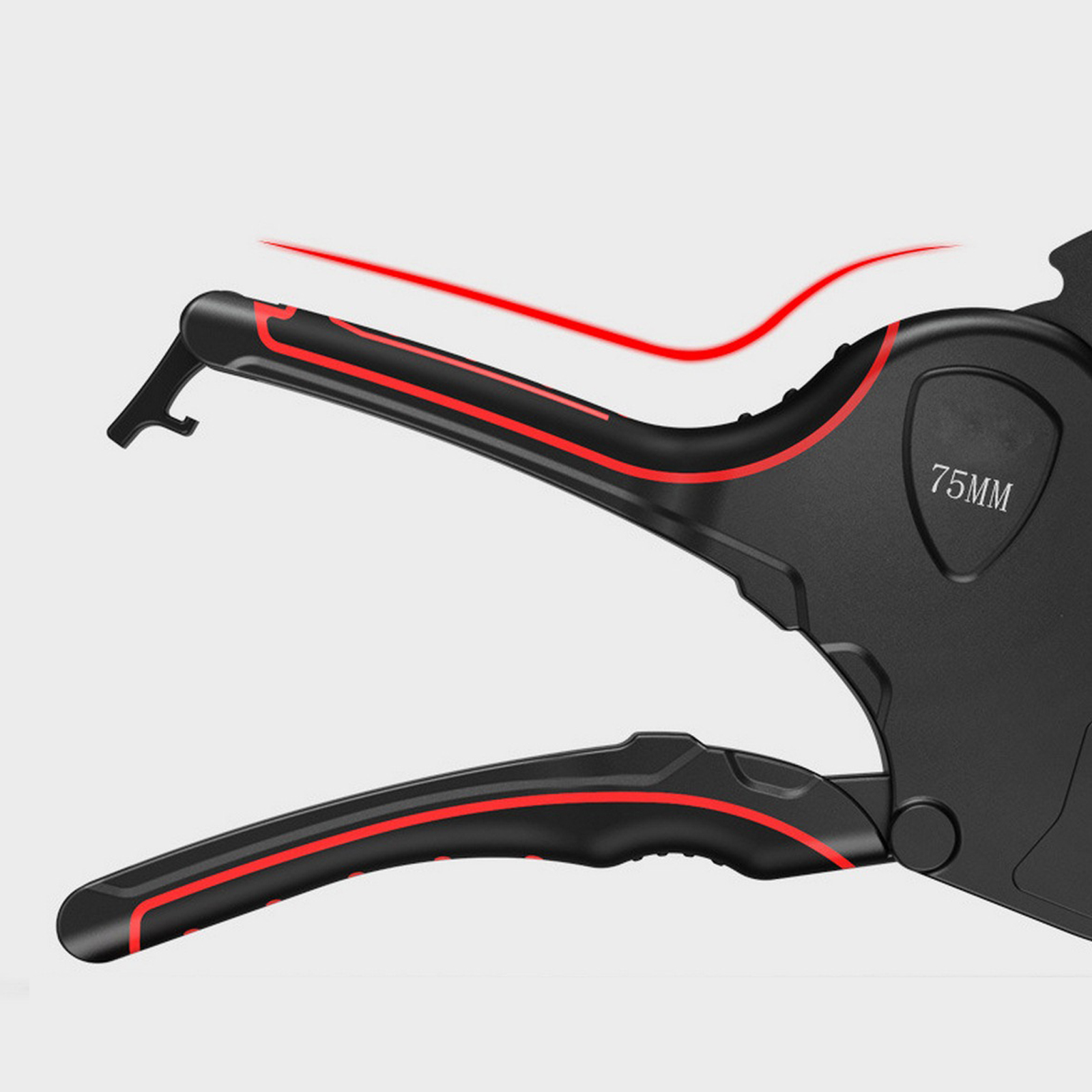 0-75MM PVC Cutter Aluminum Alloy Tube Cutting Scissor with SK5 Steel Blade Suitable for PVC, CPVC,PEX Home Tube Cutter Hand Tool