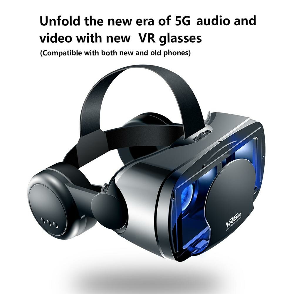 Gafas de realidad Virtual 3D para miopía, lentes de realidad Virtual compatible con auriculares, binoculares para iPhone 12, 12Pro, Huawei P40 Pro, 0-800