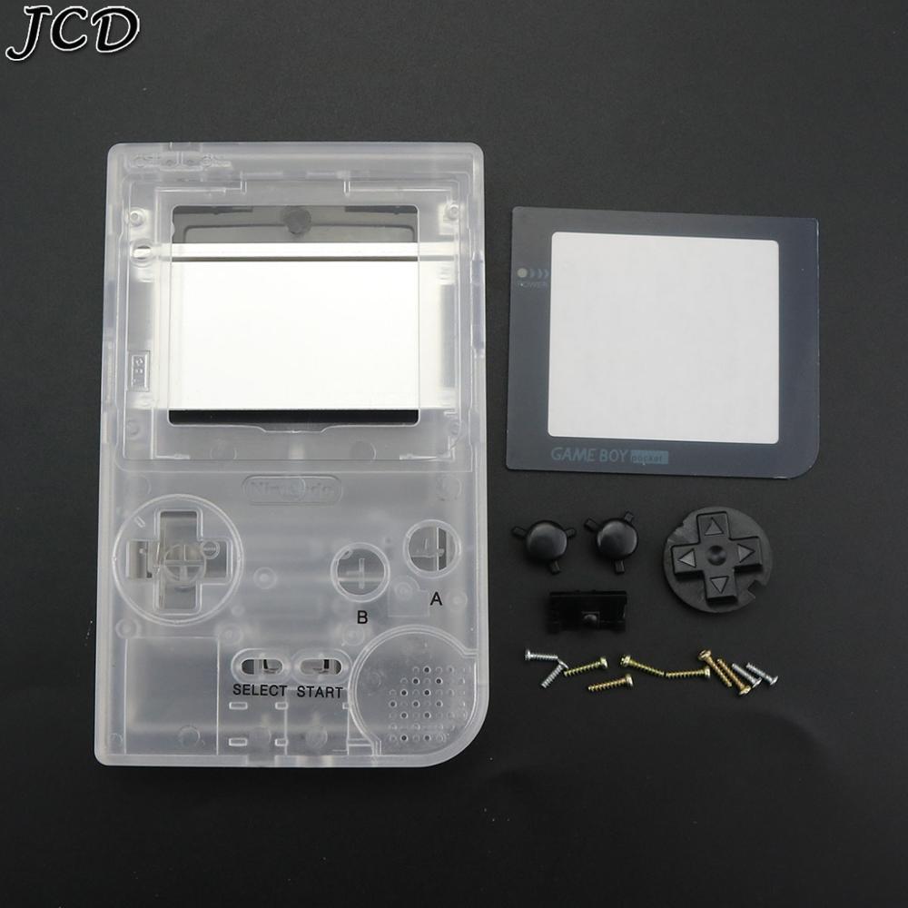 Jcd Lichtgevende Volledige Set Behuizing Shell Cover Case W/Rubber Pad En Schroevendraaier Voor Gameboy Pocket Gbp Shell Knoppen