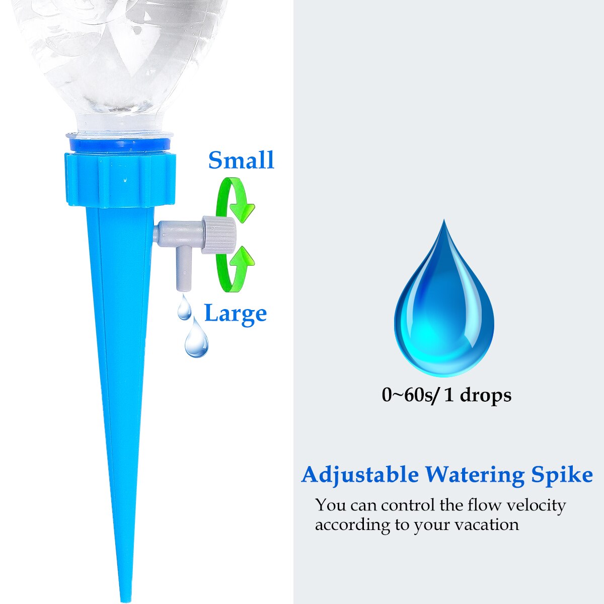 12 Stks/partij Automatische Drip Irrigatie Tool Spikes Bloem Planten Tuin Nuttig Self-Watering Apparaat Verstelbare Water