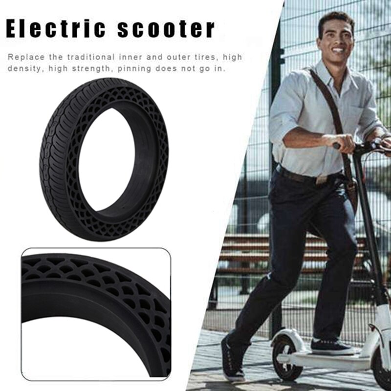 Top8.5 Inch Elektrische Scooter Anti-Explosie Tire Solid Tyre Voor Xiaomi Mijia M365: Default Title