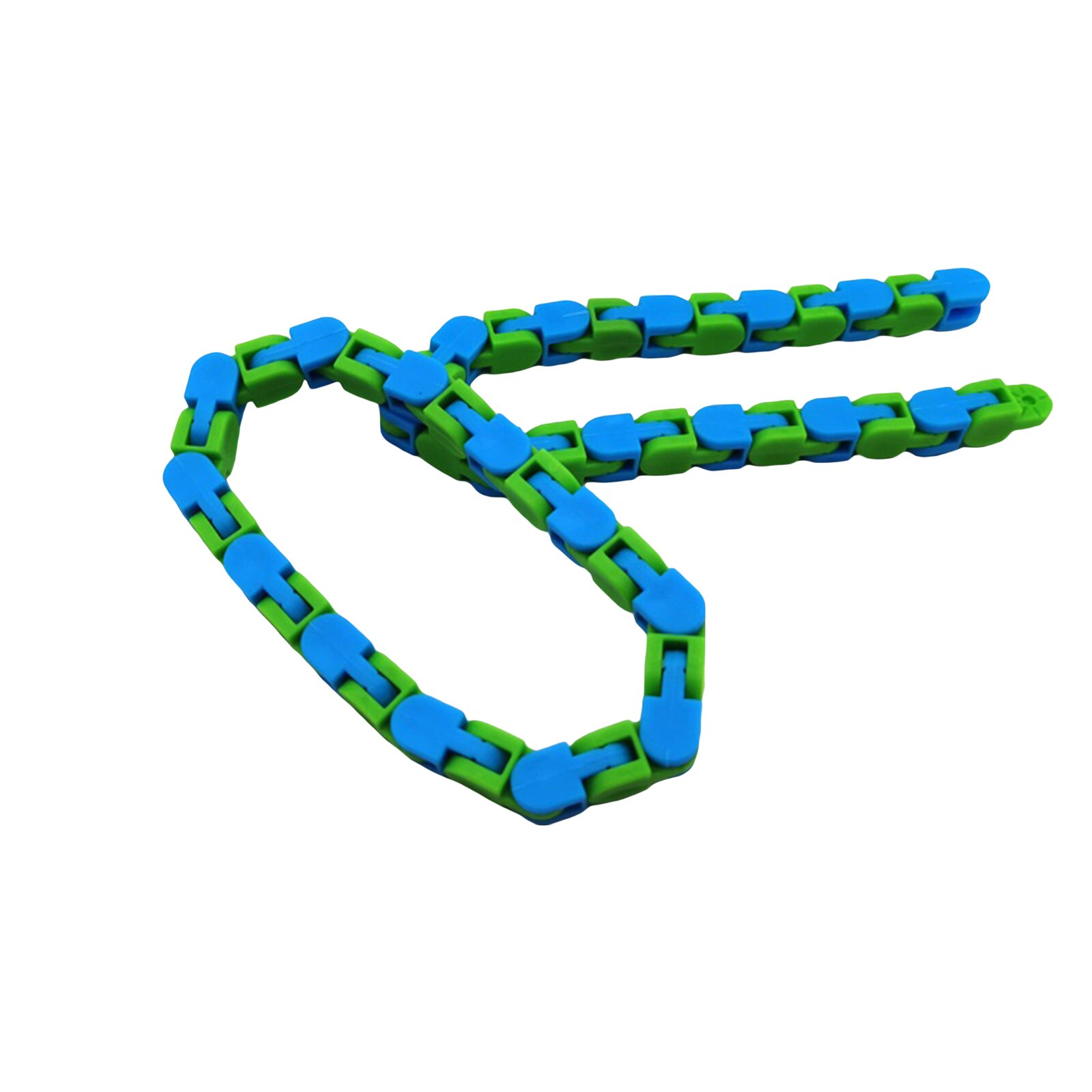 1Pc Kids Autisme Snake Puzzels Multicolor Wacky Tracks Snap En Klik Fidget Speelgoed Classic Sensory Speelgoed: C