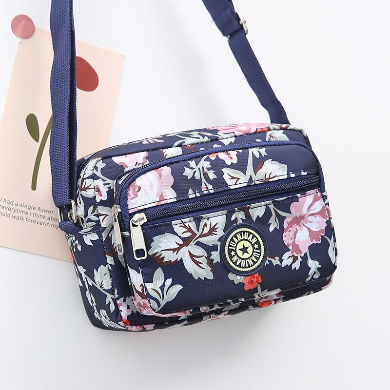 Women Nylon Shoulder Bag for Laidies Large Capacity Messenger Mum Bags Mini Woman&#39;s Crossbody Bag Zipper Closure Femme: 14