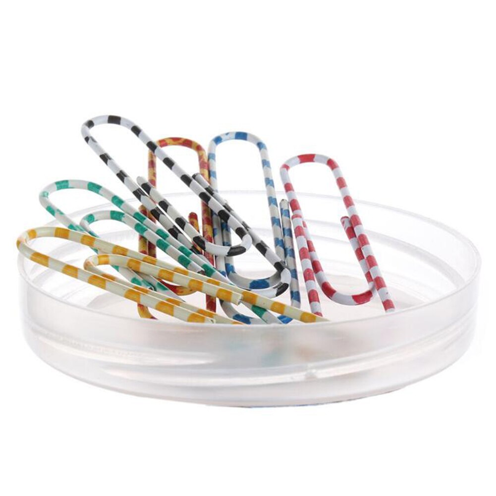 200Stck Papier Clips 28mm Metall Papier Clips Langlebig Und Rostfrei Hinweise Clips Für Büro Schule Dokument Organisation Farbe Clip