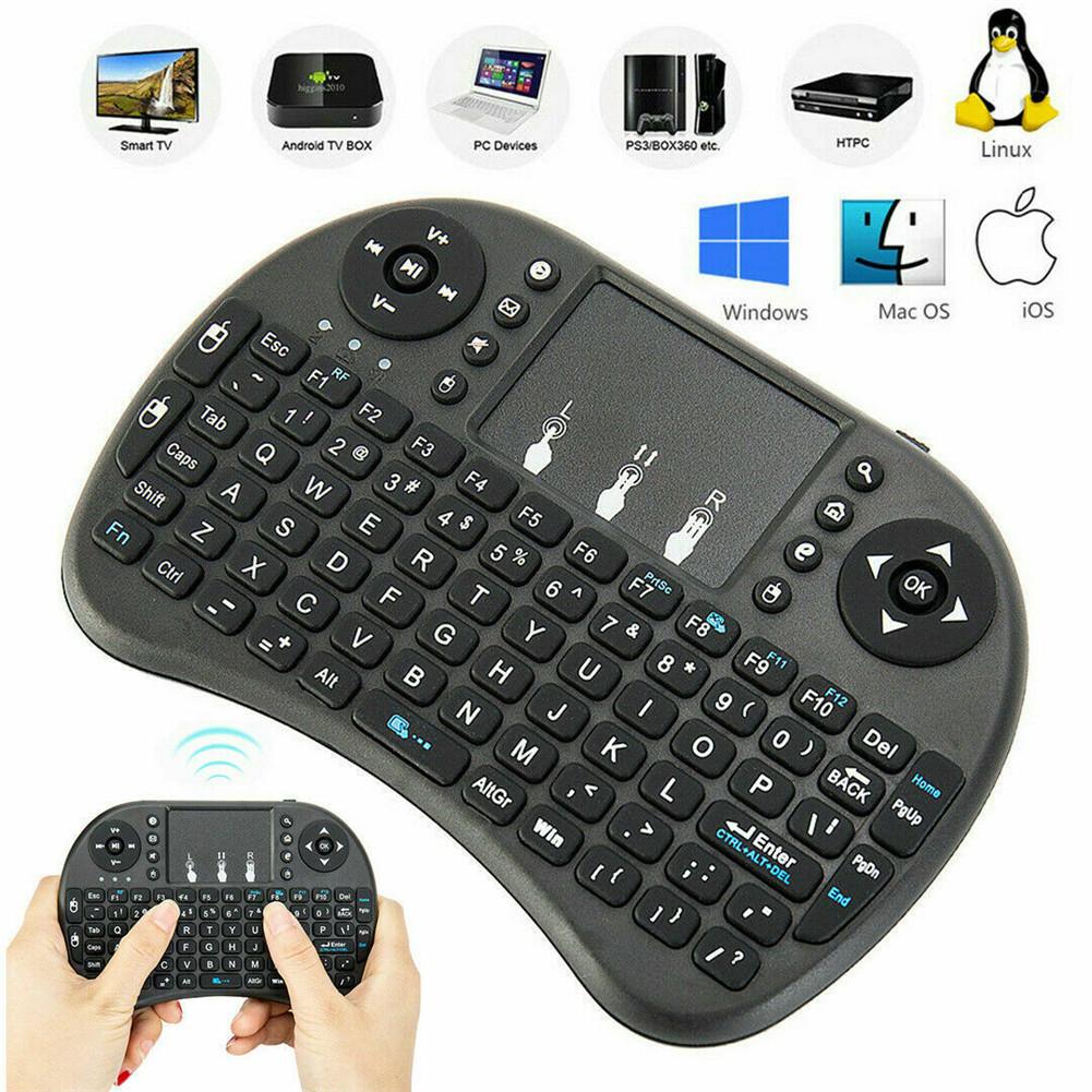 Wireless Keyboard Mini 2.4G Wireless Mini Keyboard with Touchpad for PC Android Smart TV BOX KY
