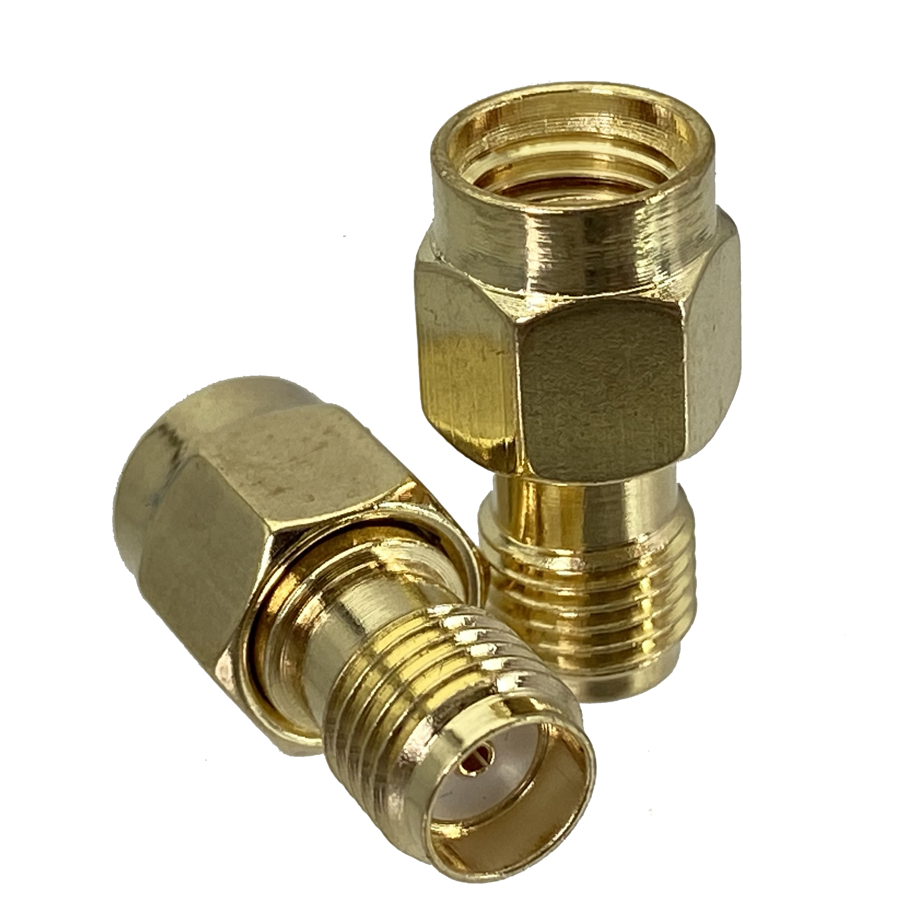 Adaptador SMA/RP-SMA a SMA/RPSMA enchufe macho y conector hembra conector Coaxial RF recto y de ángulo recto 1 Uds