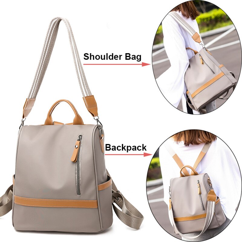 Anti-theft Women Backpacks Ladies Large Capacity Backpack Bagpack Waterproof Oxford Women Backpack Sac A Dos