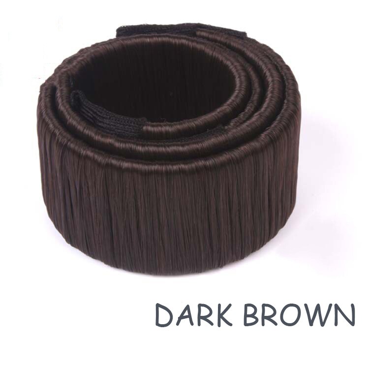 Accesorios para rizos de cabello para niñas, banda para el cabello Bud, plato francés, peluca, diadema, herramienta de torsión, fabricante de moños, diadema, rizador de cabello, para mujeres: XXS / Negro