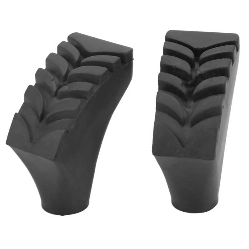 Protector de goma con forma de herradura para bastón, almohadilla de goma para senderismo, escalada