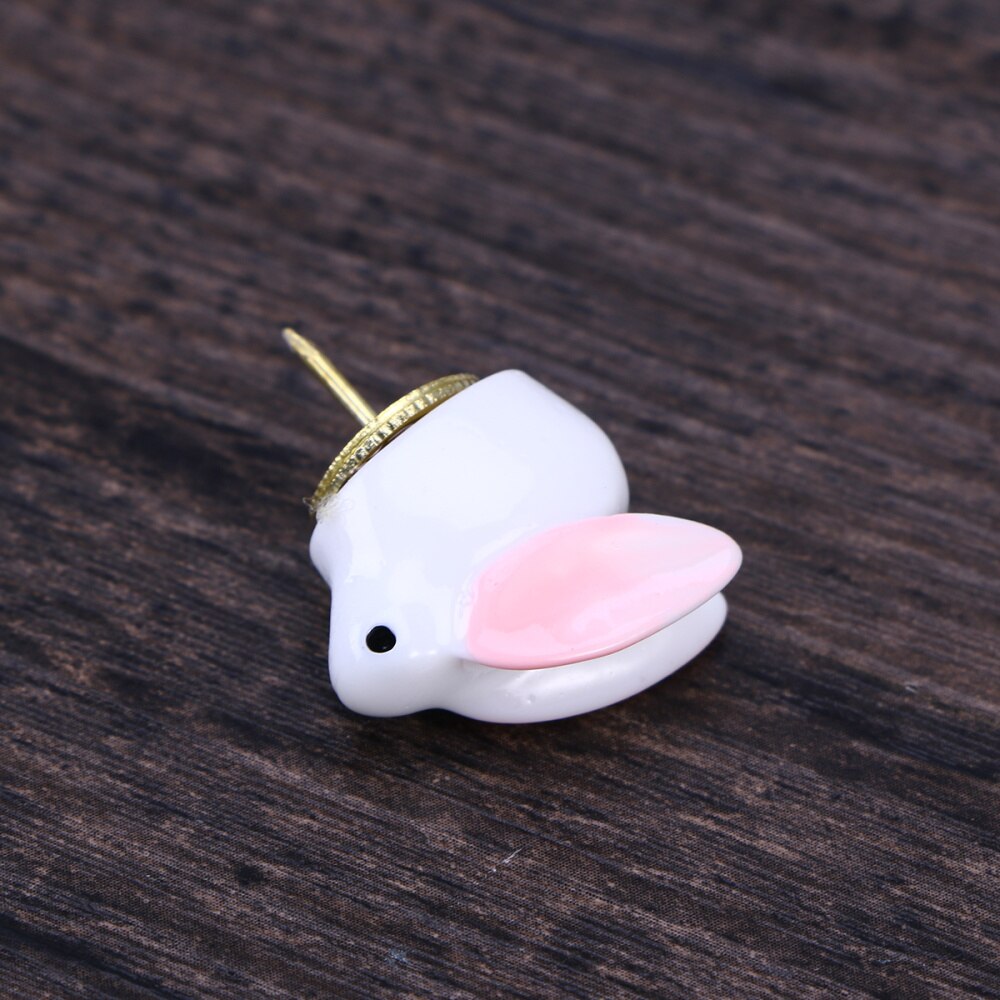 24 Pcs Thumbtacks Adorable Bunny Push Pin Wall Push Pin Drawing Pin for Display Board Calendar Maps