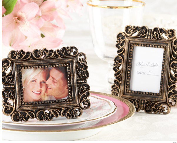 1PCS Retro Small Photo Frame Wedding Picture Frames Card Clip Card Frame