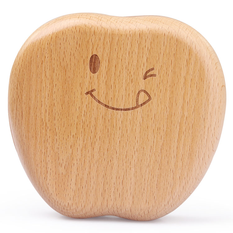 Baby Houten Tanden Doos Besparen Tanden Organizer Babymelk Tanden Kinderen Tanden Verzamelen Tand Fairy Houten Meisje Jongen Tand Doos 3-6years