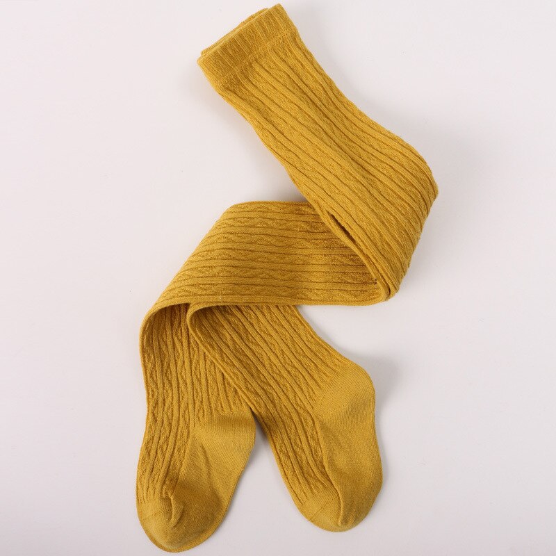 Peuter Baby meisje Kids Winter Warm Panty Kousen Panty Broek 0-6T Baby Meisjes Gebreide Panty: Geel / 4 to 6T